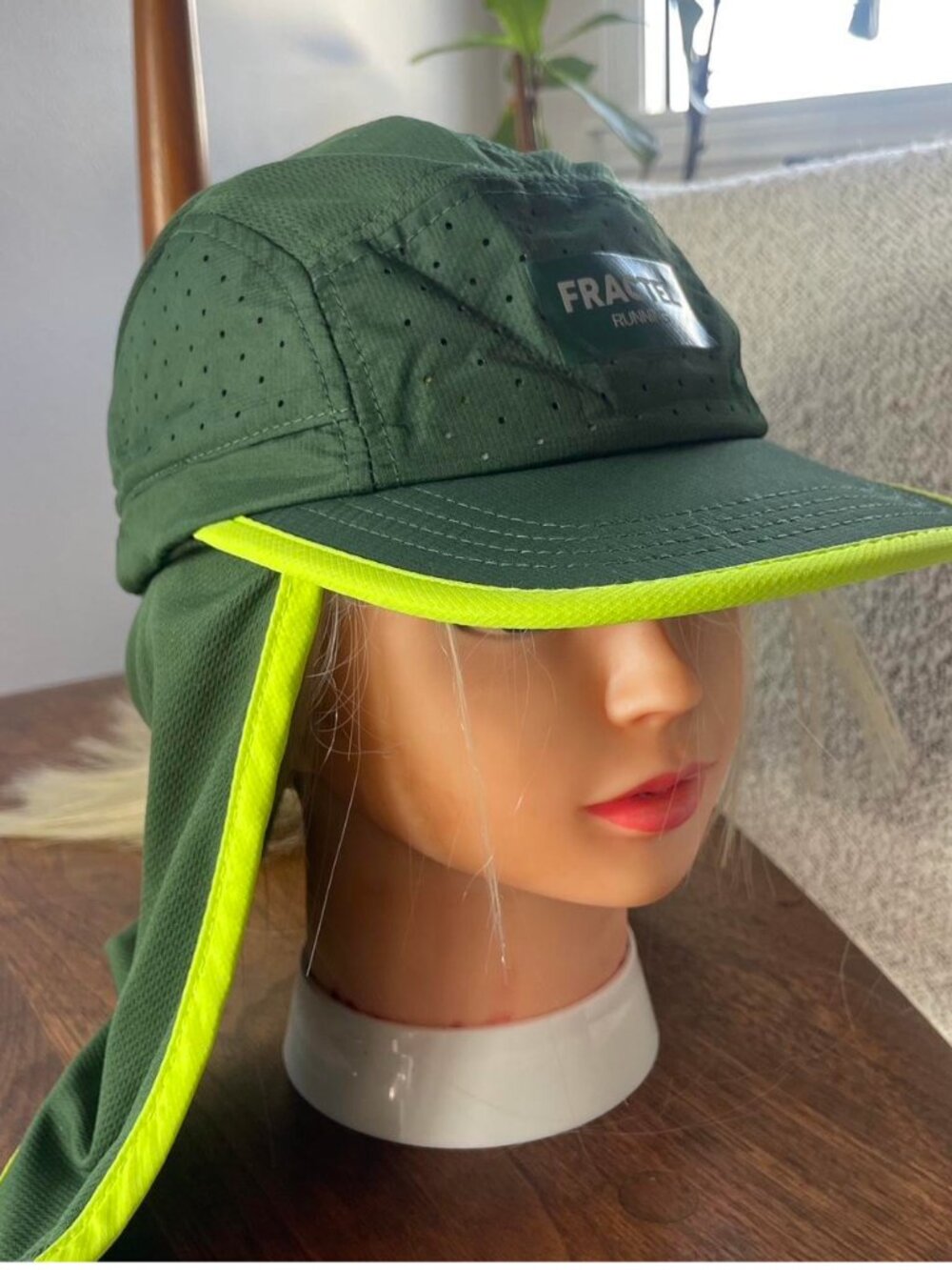 Fractel Running Hat Cap adjustable green/ neon - Sahara Legionnaire Running Hat
